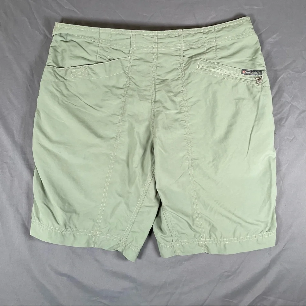 Royal Robbin’s Nylon Shorts Men’s Size 34 Green Hiking Activewear Nature Outdoor